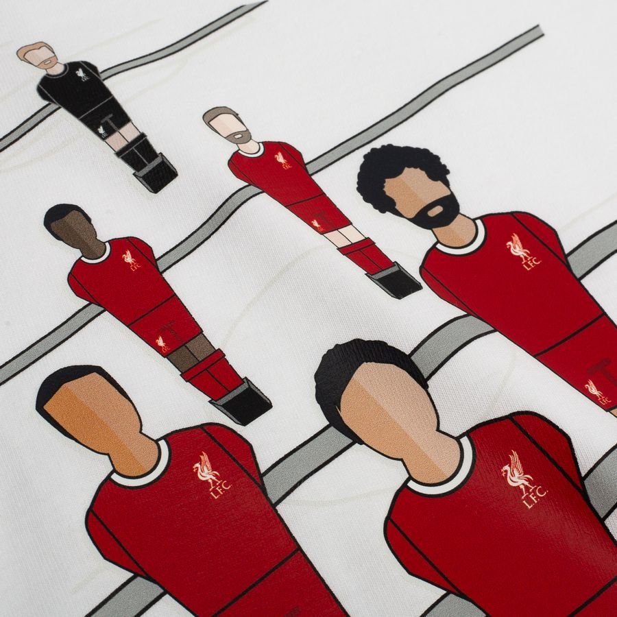 Liverpool T-Shirt Player - White/Red Kids-SoccerKits Hub | Buy Soccer Jerseys Online